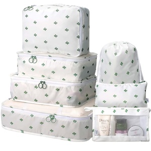 Sacs de rangement de voyage, ensemble de 7 pièces, cubes de compression pour organiser les bagages de voyage, cubes d'emballage pour vêtements - Product Image 1