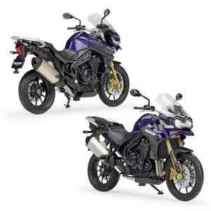 Welly-modelo <span class=keywords><strong>Tiger</strong></span> <span class=keywords><strong>Explorer</strong></span> a escala 1/18 para motocicleta, modelo de aleación fundida, Vintage - Product Image 4
