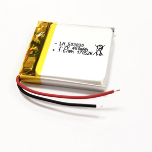 Batería de Iones de Litio de 3.7 Voltios, Celda Prismática de 3.7V, 165 mAh, 2650 mAh, 503030, 452025, Batería de Polímero de Litio KC/UL/PSE - Product Image 3