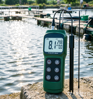 pH-mètre portable KNF-201 avec capteur électrochimique et ATC pour les tests de qualité de l'eau sur le terrain