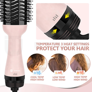 แปรงไดร์ผมแบบไอออนิก หวีลมร้อนแบบขั้นตอนเดียวสำหรับผู้หญิง - Product Image 6