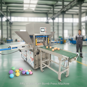 Economic Full Auto Servo Hydraulic Bath Bomb Press Machine with Motor Multi-Mold High Speed for Commercial Production - Product Image 1