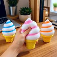Jouet Squishy Réaliste Glace Southpeak, en TPR Solide à Dégradé de Couleurs, à Rebond Lent, Anti-Stress Sensoriel, Outil d'Aide à la Concentration pour TDAH