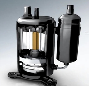 Qk222pfa qj208hma qj222p qa066paa qks208hna R407C điều hòa không khí cho kín lạnh máy nén quay 0.5HP nhôm - Product Image 3