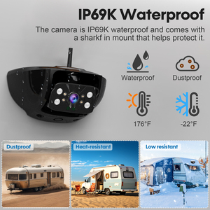 7 "1080P không dây RV sao lưu máy ảnh: Tầm nhìn ban đêm, ip69 không thấm nước, furrion 4-kênh, dễ dàng cài đặt - Product Image 5