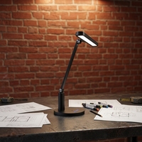 Lampe de table LED à lumière douce et variable, design ergonomique compact, idéale pour les enfants, les chambres d'étude, les tables de chevet et l'usage domestique