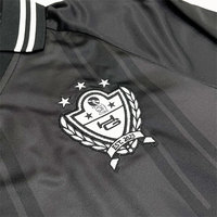 Streetwear sepak bola Retro pakaian olahraga kustom sepak bola lengan panjang tersublimasi Jersey