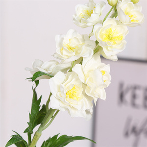 ดอกไม้ประดิษฐ์ลาร์กสปอร์สีขาว น้ำเงิน ชมพู รุ่นใหม่ คุณภาพสูง ดอกเดลฟีเนียมผ้าไหม สำหรับตกแต่งงานแต่งงาน ตกแต่งบ้าน - Product Image 5
