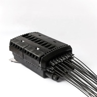 Boîtier de terminaison et de distribution de fibre optique extérieur IP65 FTTH OTB NAP 24 ports en PC+ABS/PP+GF, à montage mural ou sur poteau