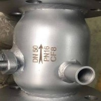 Válvula de bola flotante de acero inoxidable 304 directa de fábrica con asiento de PTFE para agua y aceite