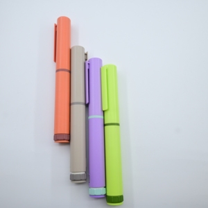 Reusable Plastic Injection <b>Pen</b> 3ml Candy Color Body Custom Logo Rubber Stopper Seal <b>Refillable</b> <b>Pen</b> Injector Skin Care Use - Product Image 4