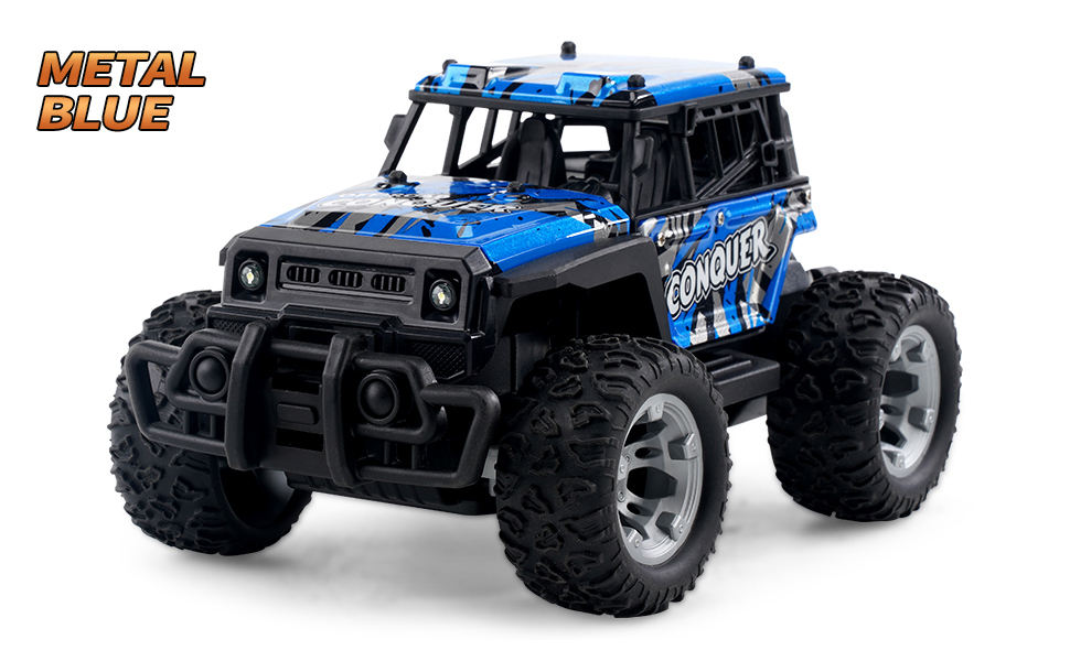 JJRC Q181 mobil RC 1/20 roda besar, mobil balap RC truk Monster 2WD semua  medan Off Road 20km/jam kecepatan tinggi