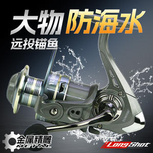 Bobine de pêche en alliage d'aluminium Yumoshi, bobine de pêche en métal pour utilisation en mer et en eau douce - Product Image 5