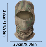 Masque Tactique Thermique Unisexe, Cagoule de Camouflage, Respirante et Imperméable, Sports d'Hiver, Pêche, Fête d'Affaires, Ski, Snowboard