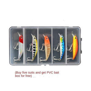 Échantillons gratuits, leurre de pêche à la traîne pour la pêche au bar en eau douce, 5,5 cm, 4 g, leurre coulant, crankbait, minnow, umpan, troli, minow, esche - Product Image 6