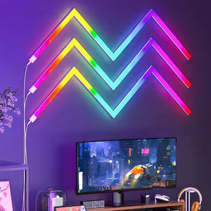 Banqcn RGBIC bricolage couleur <span class=keywords><strong>de</strong></span> rêve intelligente LED <span class=keywords><strong>barre</strong></span> lumineuse <span class=keywords><strong>de</strong></span> panneau <span class=keywords><strong>de</strong></span> maison WiFi infrarouge magique épissage lumières pour salle <span class=keywords><strong>de</strong></span> jeu chambre - Product Image 1