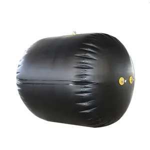 Soft Customized 10l 50L 2000L 3000L Collapsible Cylinder Gas Tank For Oxygen Biogas