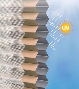 Trực tiếp của nhà máy tùy chỉnh-thực hiện điện tổ ong Rèm ngày đêm mô hình đầy đủ mất điện Tính năng Windproof cho phòng ngủ được xây dựng trong - Product Image 3