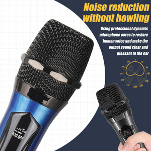 Handheld Wireless Microphone Feste Frequenz mit Cardioid Polar <span class=keywords><strong>Pattern</strong></span> für Bühne aus Metall Kunststoff - Product Image 6