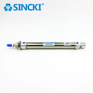 Mini Cilindro Neumático Tipo <span class=keywords><strong>Airtac</strong></span> <span class=keywords><strong>MI</strong></span> 32-25-50-75-100-125-150-175-200-B/C para Medio de Trabajo Neumático - Product Image 5