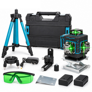 DERUIDA Niveau laser vert 4D 16 lignes 360° auto-nivelant haute précision avec télécommande pour la construction - Product Image 1