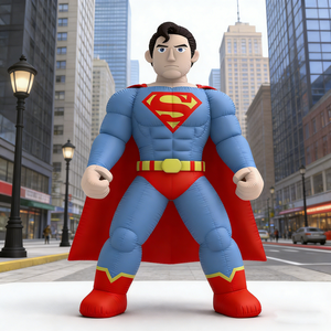 Inflatable Cartoon PVC <b>Balloon</b> for Outdoor Events Advertising <b>Custom</b> High With Blower Inflatable Moon Inflatable Huge Green Man - Product Image 1