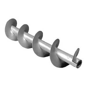 Cuchillas en espiral para cinta transportadora de tornillo, tamaño preciso y grueso