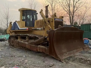 Komatsu D275A Bulldozer de cadenas amarillo, equipo de construcción para movimiento de tierras, componente central del motor - Product Image 4
