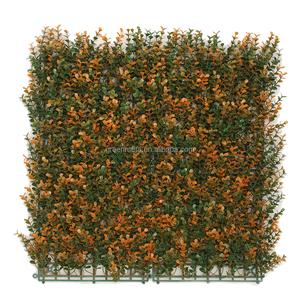 Panel de pared verde de plantas artificiales, naranja, <span class=keywords><strong>Buxus</strong></span>, 50x50cm - Product Image 6