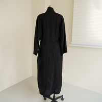 Robe de nuit en lin de luxe pour femmes, confortable et respirante, peignoir personnalisé à manches longues pour la détente nocturne des femmes