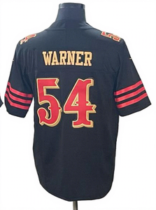 Оптовая продажа: Футбольная форма НФЛ (американский футбол) с вышивкой — Сан-Франциско, мужская, номера: 85 Киттл, 19 Самуэль, 23 Макфири, 13 Пурди, 54 Уорнер - Product Image 5