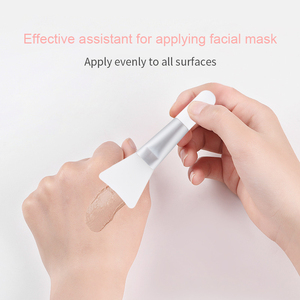 Aplicador de Mascarilla de Silicona con Logotipo Personalizado, Etiqueta Privada, Brocha de Maquillaje Negra Mini para <span class=keywords><strong>Mujer</strong></span>, Espátula Cosmética, Brocha Corta - Product Image 5