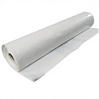 Film étirable blanc 40' x 150' 10MIL en PE, protection UV, pour échafaudage temporaire de construction, souple
