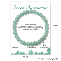 Vente flash : bracelet élastique en perles de pierres naturelles de 6 mm, améthyste, quartz rose, citrine, unisexe