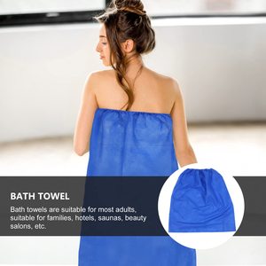 Toalla de baño usable, falda de baño no tejida para salón de belleza, Spa, Sauna, envoltura de baño cómoda, falda de ducha desechable para mujeres y niñas - Product Image 5
