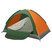 Tente de camping instantanée à montage rapide avec poteaux en fibre de verre, facile à installer, pour une personne, enfant, activité de plein air