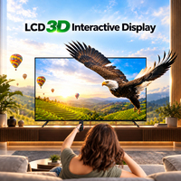 Téléviseur LCD 3D polarisé circulairement passif Bestar 4K avec profondeur réaliste, système d'exploitation Android et Windows, 99% SRGB pour cinéma maison