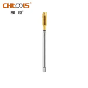 M6 CH2 ISO HSS TiN Coated Tap Drill Bit With 3 Spiral Flute