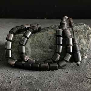 Cuentas de cuerno de búfalo ecológicas, tasbih artesanal, cuentas de oración espirituales para meditación, mindfulness y devoción diaria. - Product Image 3