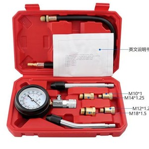 Cylinder Pressure <b>Gauge</b> Mechanical Compression Testing Tool M10 M14 M12 M18 For Automotive Engine Repair - Product Image 1