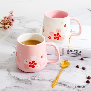 Sakura tè al latte tazza di porcellana della tazza logo personalizzato in ceramica fatti a mano tazze di <span class=keywords><strong>caffè</strong></span> - Product Image 2