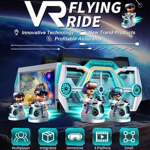 VR Racing Simulator 9D Flying Cinema VR Gaming 4-Person Cycling Arcade Virtual Reality Universe Driving VR Game Machine