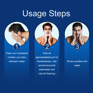 Nettoyant Visage Quotidien pour Hommes à Marque Privée, pH Équilibré, Fruité, Crème Mousse Parfumée, Hydratant, Contrôle du Sébum, Nettoyage des Pores - Product Image 4