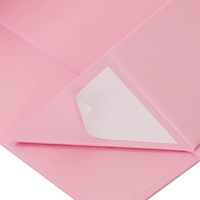 Boîtes d'emballage en carton rigide pliables de luxe personnalisées en gros, couleur rose, pour vêtements de mariage, cadeaux, avec couvercle magnétique