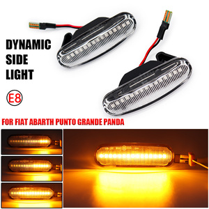Amber Blinker luci di posizione laterali dinamiche per Fiat Doblo Fiorino Linea Panda Peugeot biper Citroen <span class=keywords><strong>Nemo</strong></span> Lancia luce di direzione - Product Image 4