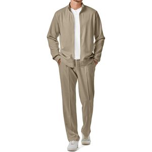 Men's Sweatsuit Tracksuit 2 Piece Set Full Zip Casual <b>Jogging</b> <b>Suits</b> With Jogger Jackets And Pants Warm Up Outfits Breathable - Product Image 1