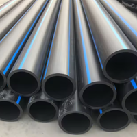 Tuyau d'eau en PEHD/PE haute durabilité de 25 mm (6 pouces) avec SDR11 SDR21, tube en plastique de 2 pouces