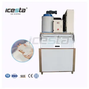 ICESTA High affidabile commerciale Ice Flaker industriale 300kg 1000kg 1t 500kg macchina per il ghiaccio in scaglie