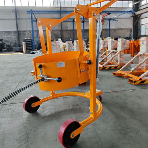 Camión de plataforma de tambor de 300KG, elevador de horquilla de barril, apilador de elevación de precio barato con elevador de tambor con garra de tambor - Product Image 1