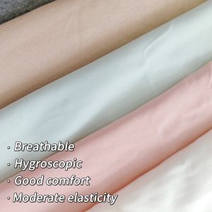 Youkesi personalizable 220GSM ropa de casa tela 45,5 fibra reciclada 45,5 algodón 9 Spandex 1*1 tela de algodón súper genial - Product Image 2